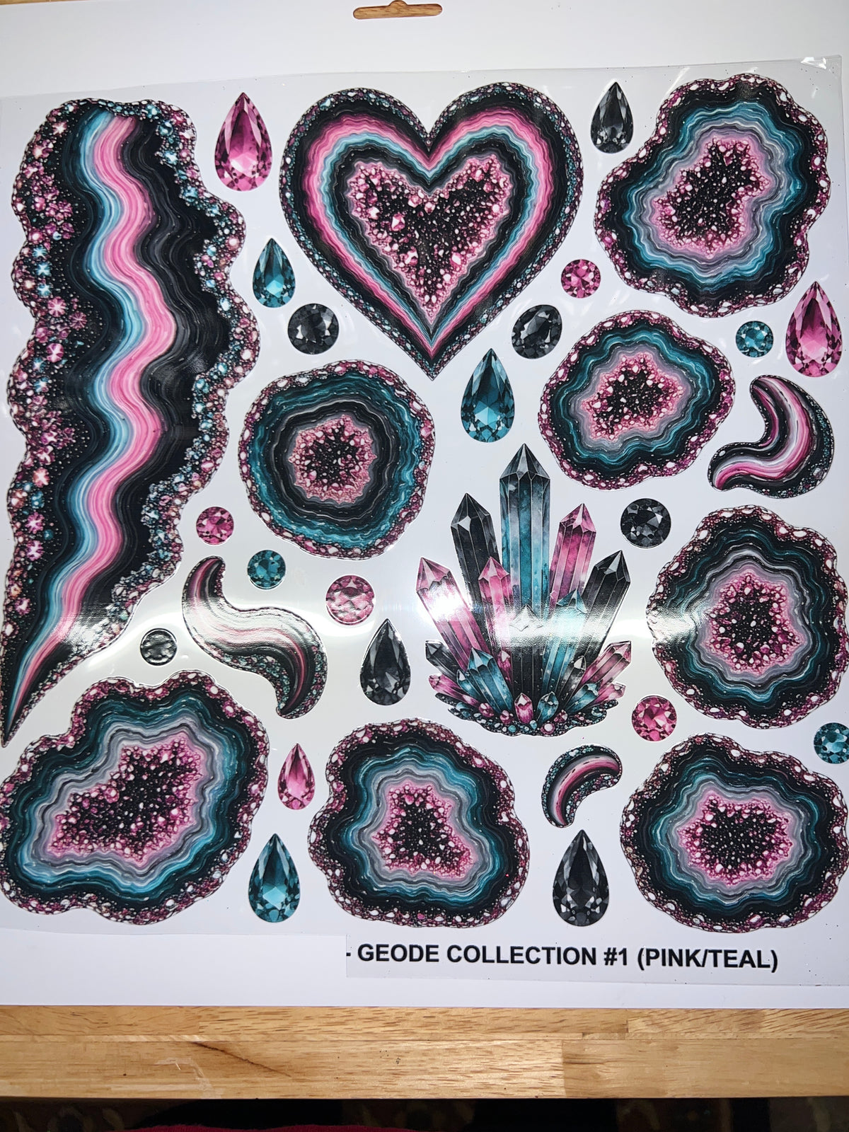 Geode Pink/Teal #1