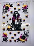 Eff You Motorcycle Sunflower wrap